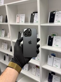 ZÁRUKA 2 ROKY /  Apple iPhone 15 Pro 256GB Black Titanium