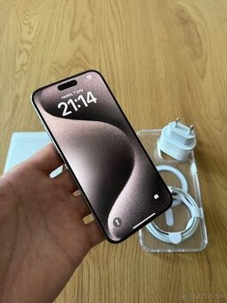 iPhone 15 Pro Max 256 gb Natural Titanium v záruke