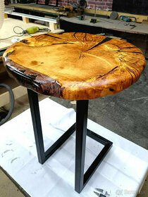 Epoxidový stôl "MooN BircH" by Kvolna.Art