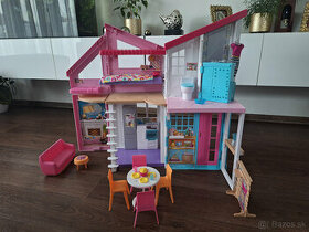 Barbie dom MALIBU s príslušenstvom + bábiky