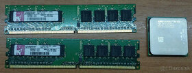Kingston DDR2 512MB + CPU AMD Athlon 64 X2