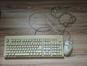 Retro klávesnica + myš