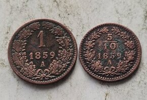 Medené mince Rakúsko Uhorsko