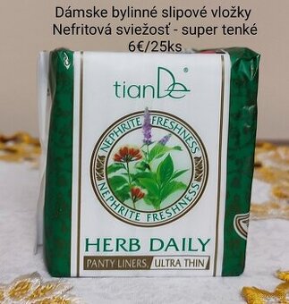 Dámske hygienické vložky TianDe - rôzne druhy