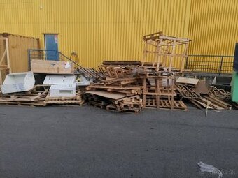 Drevené palety za odvoz