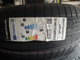 Predam nove pneu DUNLOP 215/60 R16 99H XL SPORT BLUERESPONSE