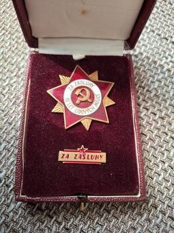 Odznak Ľudové milície - Za zásluhy