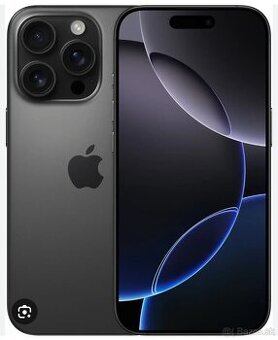 Apple iPhone 16 Pro 128GB, Čierny titán