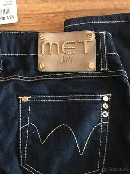 NOVÉ MET in jeans originál dámske rifle L