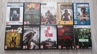 10x PC DVD Hry