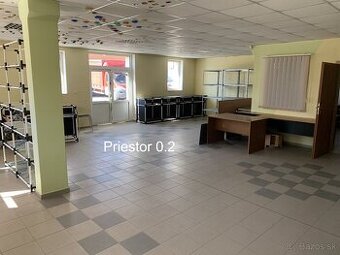 Prenájom predajný priestor, kancelária, sklad 87 m2