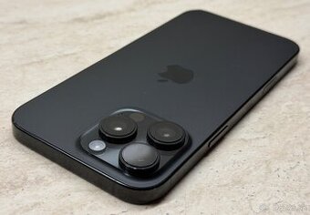 iPhone 16 Pro Max 256GB Black Titanium, 100%, 45 cyklov