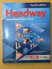 New Headway Fourth Edition + CD Učebnica z Angličtiny Modra - 1