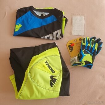 Motocross dres a nohavice - komplet THOR vel.32