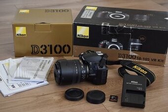 Nikon D3100 + VR objektiv 18-105 AF-S - len 6 000 snimkov