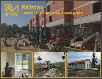 Stavebné, zemné a výkopové práce - RMstav s.r.o.
