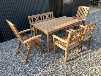 TEAK - MBM - Münchener Boulevard Möbel - masivne sedenie 6os
