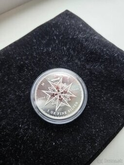 Strieborná minca - Maltský kríž 2024 (Proof)