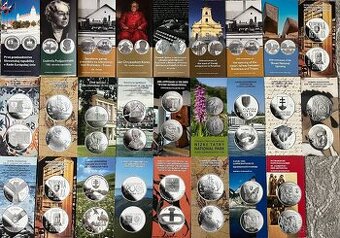 Informačný leták k strieborným zberateľským minciam