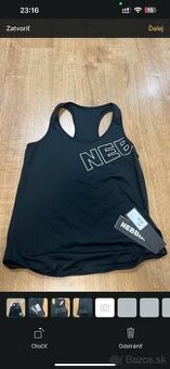 🖤 Nebbia FIT Activewear tank top “Racer back” – vel. S (36)