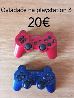 Originálne ovládače na playstation 3.