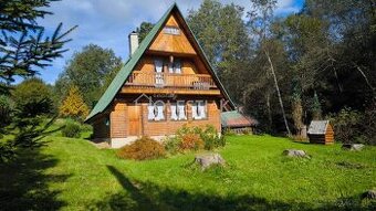 Predám exkluzívne chatu v obci Raková s veľkým pozemkom