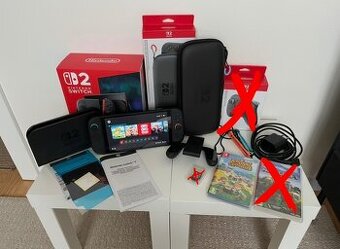 Nintendo Switch 2 + 1 hra + obal