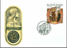 KUPIM 2017  Numizmatickú obálku Istropolitana s 2€ mincou