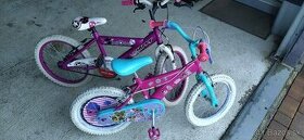 Detské dievčenské bicykle 16,18