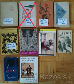 SLOVENSKÁ a CZ LITERATÚRA- staré knihy za_1,90 - 1