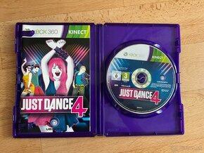 Just Dance 4 (komplet, Xbox 360, hra pre kinect)