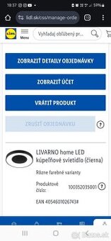 Kupelnove/Izbove svietidlo LIVARNO
