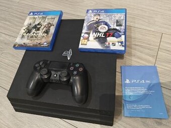 Playstation 4 Pro 1TB + 2 hry