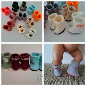 Látkové čižmičky pre baby born bábiky