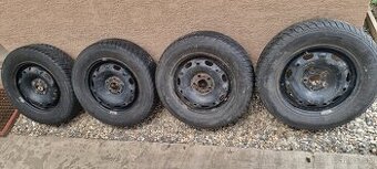 Predam 4x175/70 r14 Nokian, plechové disky 5x100r14,Skoda VW