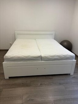 Manželská Dubová posteľ