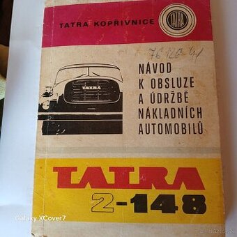 Tatra 148 Návod k obsluhe