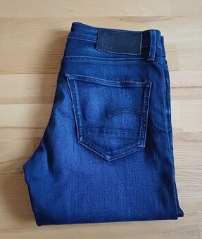Gstar tmavomodré slim fit streč
