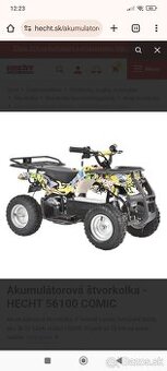 Detská elektrická štvorkolka