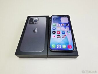 APPLE IPHONE 13 PRO 128GB GRAPHITE,BATERKA 100% TOP STAV