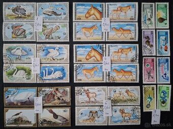 Postove znamky Mongolsko 2 (105poloziek)