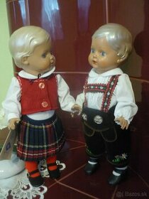 Zber. párik od Schildkröt , v. 34cm,Christel a Christian.