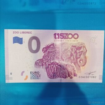 0 euro souvenír Zoo Liberec