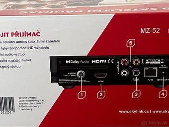 Satelitný prijímač MZ - 52
