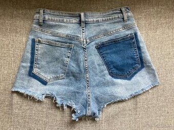 rifľové kraťasy s vysokým pásom - L