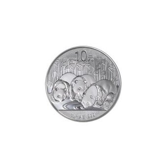 1 oz strieborna minca - Čínska Panda 2013