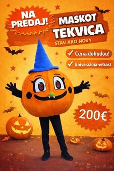 Na predaj maskot tekvica
