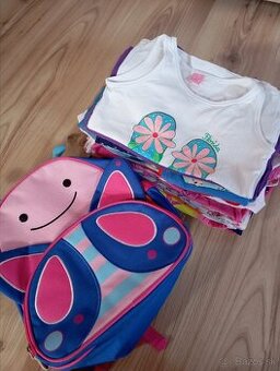 Ruksak a oblečenie 5-6 rokov