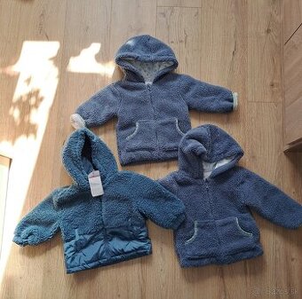 Kabátiky  huňaté  pre dieťa