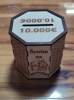 Motivačná pokladnička (10000€) "Šetrím na dôchodok"